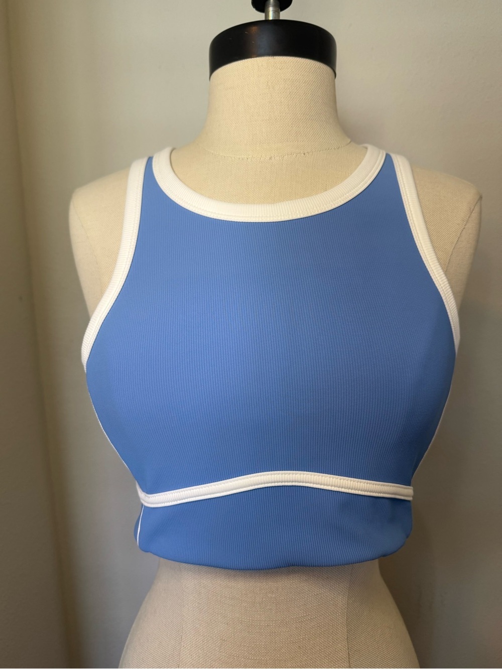 Wilo The Label Blue Sleeveless Racerback